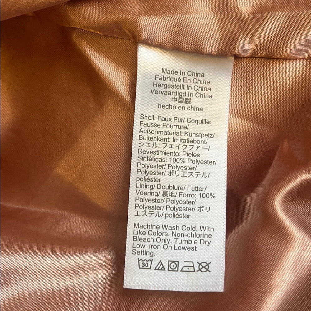 J Crew Pink Double-breasted Teddy Sherpa Topcoat Size Medium - Picture 16 of 16